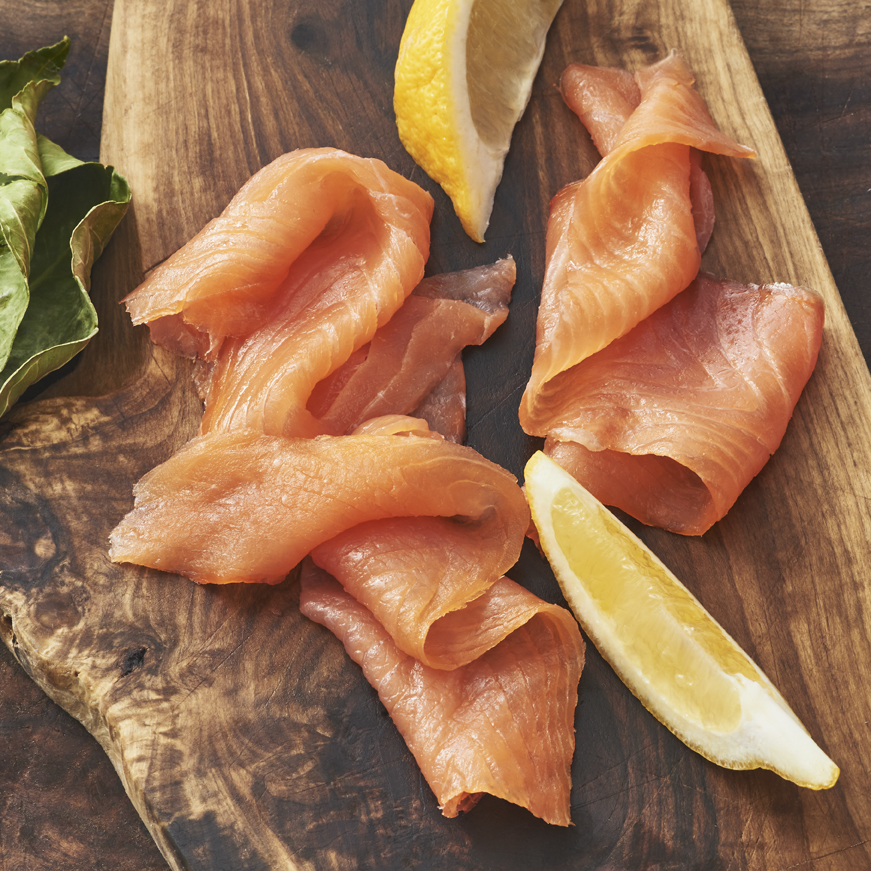 Cold smoked salmon