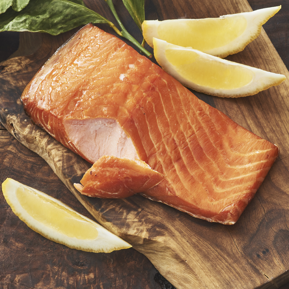 Hot smoked salmon