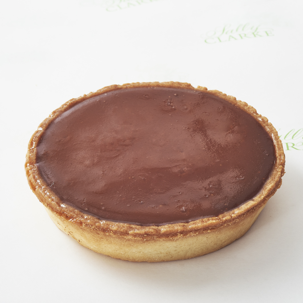 Chocolate and salted caramel tart – Individual