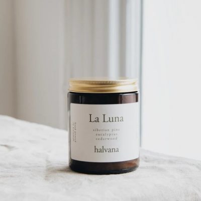 Candle - Christmas Halvana soy - from La Luna, Cornwall