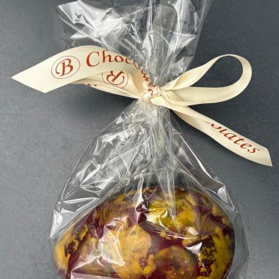 Honeycomb Bark dark chocolate egg – from B-Chocolates, Suffolk